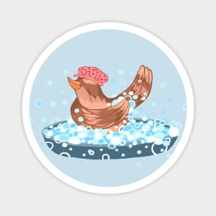 Early Bird Bubble Bath Magnet